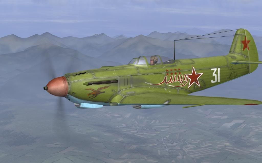 Yak-7 without razorback